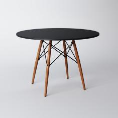 Mesa Eames Dkr 90 Cm Preto
