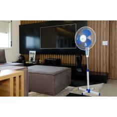 Ventilador de Coluna Turbo Silencioso Pedestal 130cm Potente 3 Velocid