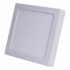 Plafon Led Sobrepor Quadrado 18w Branco Frio 6000k