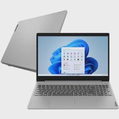 Notebook Lenovo Ideapad 3i Intel Core i7-10510U 8GB 256GB ssd (GeForce MX330 2GB) Tela 15.6 W11 - Prata