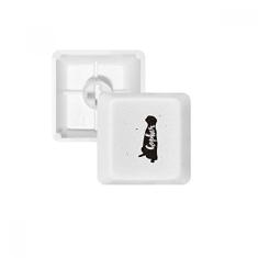 Giraffe Teclado Mecânico PBT Teclado Mecânico Preto e Branco