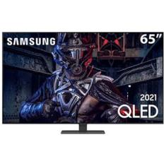 Smart TV 65" QLED 4K Samsung 65Q80A, Modo Game, Processador IA, Som em Movimento, Tela sem limites, Visual livre de cabos, Alexa built in