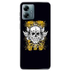 Capa Adesivo Skin374 Verso Para Motorola Moto G14