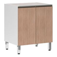 Balcão de Cozinha sem Tampo 70cm 2 Portas Pérola Luciane Móveis