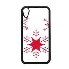 Capa de Natal com flocos de neve para iPhone XR para proteção de telefone da Apple