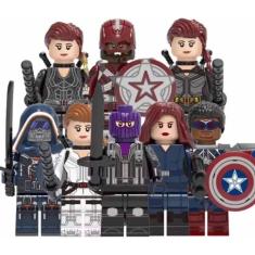 Bonecos Blocos De Montar Viúva Negra Marvel Filme