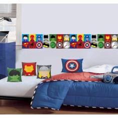 Papel Parede  The Avengers Faixa Border Adesivo Marvel - Artetik Digit