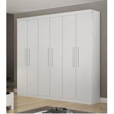 Guarda Roupa Casal 6 Portas 4 Gavetas - Belém-Neve - Star Móveis