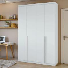 Guarda-roupa Solteiro 4 Portas 2 Gavetas Alonzo 100% MDF - Móveis Lopa