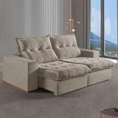 Sofá Retrátil e Reclinável Modulado 4 Lugares 290cm França - Estofados