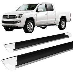 Estribo Amarok C/d 2010 A 2019 Personalizado Alumínio Branco