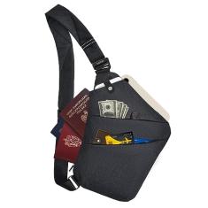 Bolsa flexível pessoal, bolsa transversal antirroubo para viagens, esportes, bolsa tiracolo leve para mulheres e homens