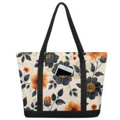 CHdoomuu Sacola para mulheres, bolsas masculinas, bolsas de trabalho para mulheres, bolsas de ombro para mulheres, bolsas de trabalho para mulheres, bolsa moderna e simples, tecidos de lona 51 x 12 x