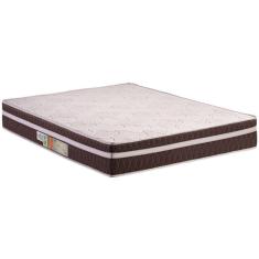 Colchão Queen Ortopédico D28 / EP Anatômico Orthoface Vip Euro Pillow Brown (158x198x25) - Polar