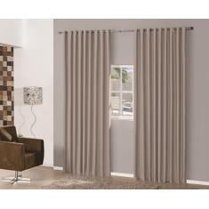 Cortina Blackout Em Tecido 2,00x1,80 Corta Luz Avelã - CONFECÇÕES EVAN