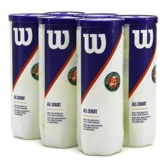 Bola De Tênis Wilson Roland Garros All Court Pack C/6 Tubos