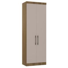 Módulo Guarda Roupa Eucamoveis Paris 2 Portas Avela/cinammon