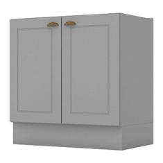 Balcão 2 Portas 80 Cm Nova York Cinza – Henn