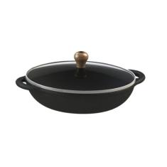 Frigideira Parmegiana Tampa Vidro Alça Ferro Libaneza 20 Cm