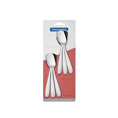 Conjunto De Pá Para Açúcar Aço Inox 6 Pç Tramontina Inox