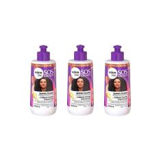 Creme Pentear Salon Line 300Ml Sos Super Óleo Nutritivo- 3Un