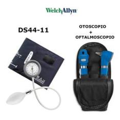 Kit Welch Allyn Otoscopio + Oftalmoscopio + Esfigmomanometro - Azul