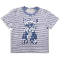 Camiseta Listrada Daily Sea Dog Dame Dos