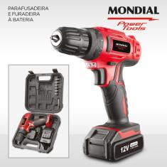 Parafusadeira e Furadeira Mondial Power Tools FPF-06M