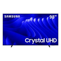 Smart TV 98" Samsung Crystal UHD 4K UN98DU9000 com Wi-Fi integrado, Bluetooth, Gaming Hub, Alexa e Som em Movimento Virtual 