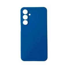 Capa Aveludada + Película Gel Privativa Para Samsung A16 5G - DB, Azul