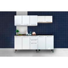 Cozinha Modulada Completa Evidence 4 Peças (2 Armários + 2 Balcões) C4
