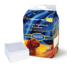 Tapete Higiênico Super Absorvente Para Cães Com 30 Unidades 90cm X 50c
