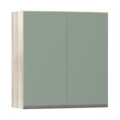 Armário Luciane 70cm 2 Portas Luci Legno Crema C/Verde