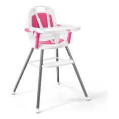 Cadeira De Alimentação Portátil Berry 3 Em 1 Rosa Multikids, Rosa