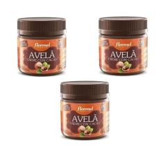 Kit com 3 Creme De Avelã Com Cacau Zero 150g Flormel