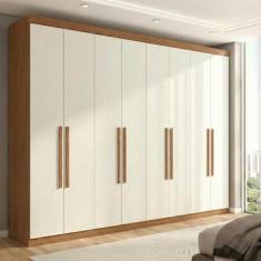 Guarda Roupa Casal 8 Portas e 4 Gavetas Master New - Santos Andirá