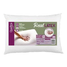 Travesseiro Duoflex Real Látex Natural P/ Dormir De Lado/Costas