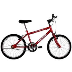 Bicicleta Aro 20 Infantil Menino Cross Boy Vermelha - Dalannio Bike