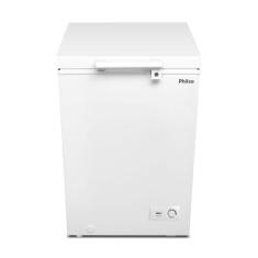 Freezer Horizontal 99L Philco 2 em 1 Dupla Função PFH105B, Preto, 110V