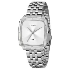 Relógio Feminino Lince LQM620L S1SX Pulseira de Aço Prata