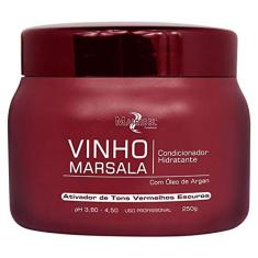 Máscara Matizadora Marsala Óleo Argan 250g Hidraty Mairibel