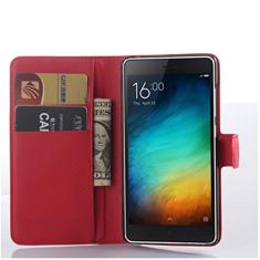 Capa para Xiaomi Mi 4i – Capa carteira com suporte de couro PU Manyip para Xiaomi Mi 4i, capa de proteção de telefone estilo empresarial, capa com [compartimentos para dinheiro e cartão]