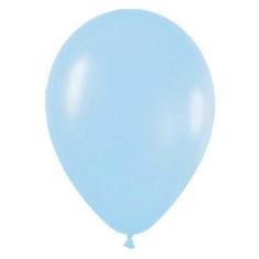 Balão de Látex Azul Claro 8" 20cm 50un Festball