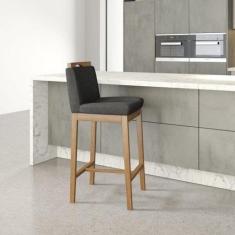 Banqueta Madeira Maciça Dani - Ease Móveis