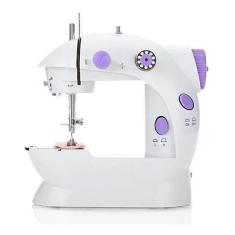 Maquina De Costura Mini Reta Portátil Elétrica Bivolt Pedal
