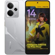 Smartphone Realme 14 5G 256GB 8GB RAM Dual SIM Tela 6.67" - Prata
