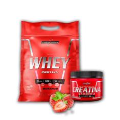 Kit Nutri Whey 900g + Creatina 150g Pura - Integralmedica-Unissex
