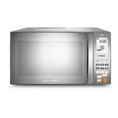 Micro-ondas de Embutir Brastemp Inox Espelhado 38L com Grill para Cozinha Moderna 220V