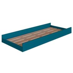 Cama Infantil Auxiliar Azul Secreto - Completa Móveis, Azul, Unisex