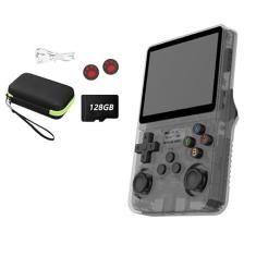 Console de jogos portátil retrô R36S 128GB,Arkos 2.0,1GB de RAM,console de jogos integrado com mais de 39.000 jogos,brinquedo de descompressão portátil para adultos,video game portatil,comoN64/PSP/PS1